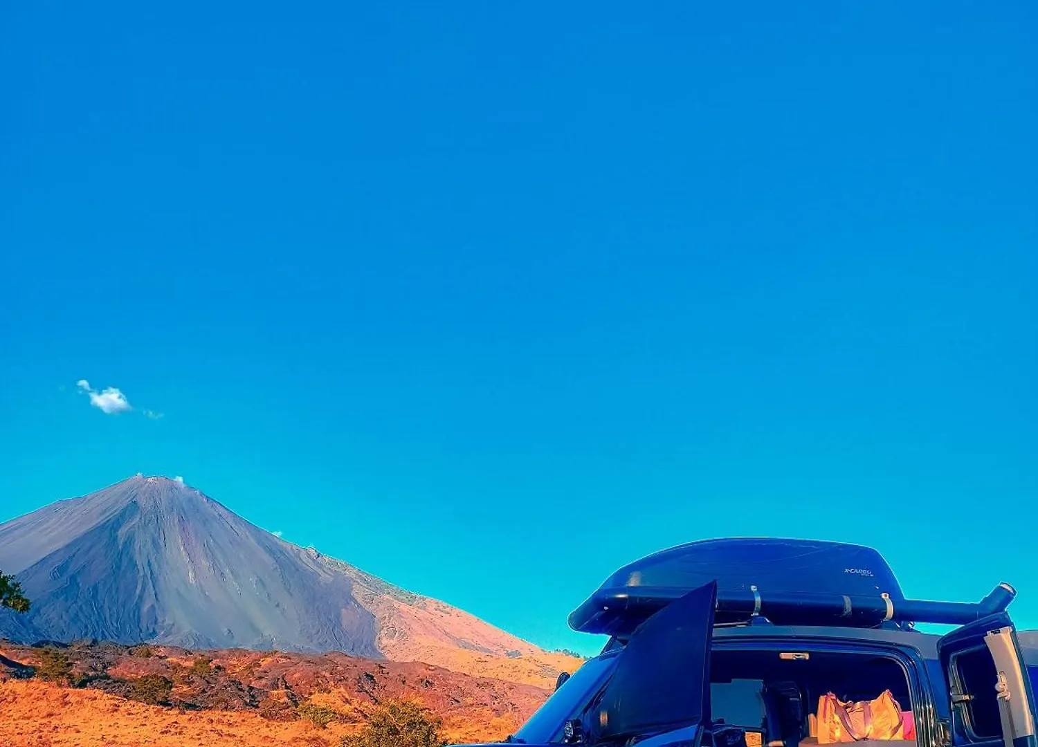 Campsite Mini Camper Honda Element Hotel Guatemala City Guatemala